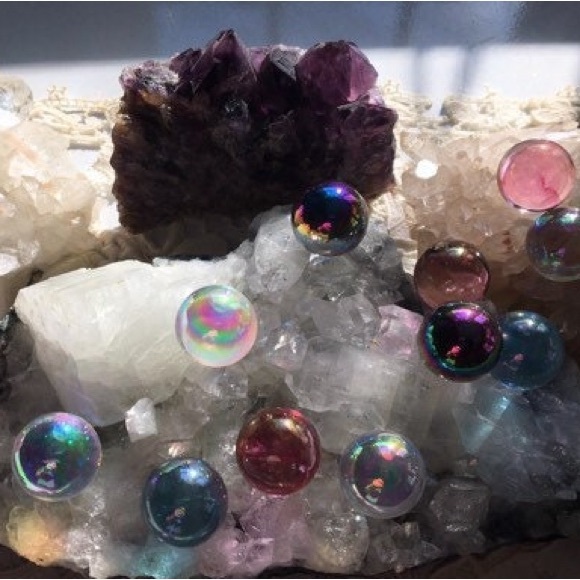 🔮 Rose Aura quartz crystal ball 🔮 - Picture 3 of 3